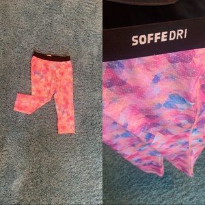 Multicolored work out pants. Small.